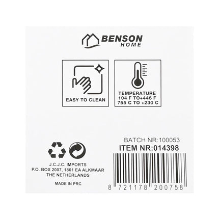 Benson Ronde Siliconen Pannenonderzetter - Ø 18 cm - Hittebestendig - Grijs/Groen