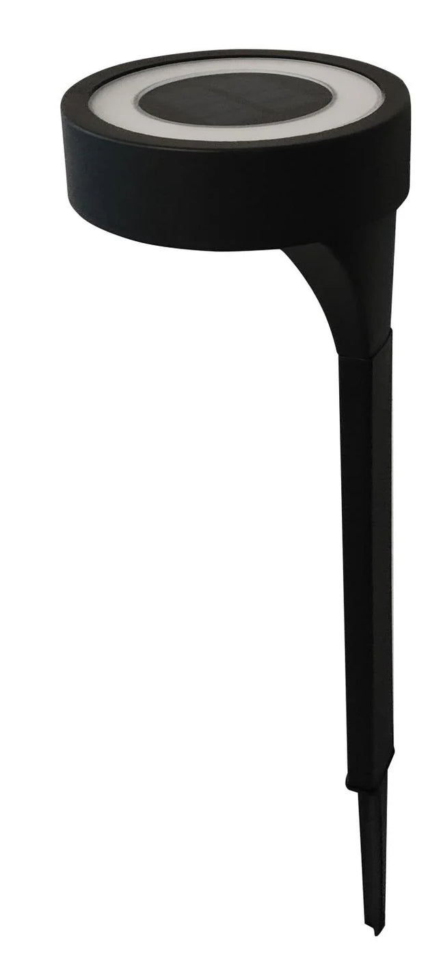 Benson Solar Tuinlamp Modern Rond – 40 cm – Warm Wit – Ø 11 cm