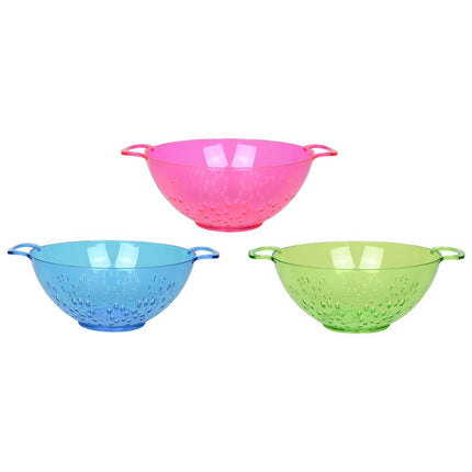 Benson Plastic Vergiet - Ø 23 cm - Blauw, Geel of Roze - Lichtgewicht & Praktisch