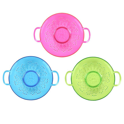 Benson Plastic Vergiet - Ø 23 cm - Blauw, Geel of Roze - Lichtgewicht & Praktisch