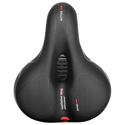 Benson Comfort Fietszadel - Breed - Ventilatie - Gel & PU-Schuim - Waterdicht
