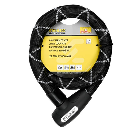 Stahlex Pantserslot 472 - 100 cm - 22 mm - Met Nylon Huls