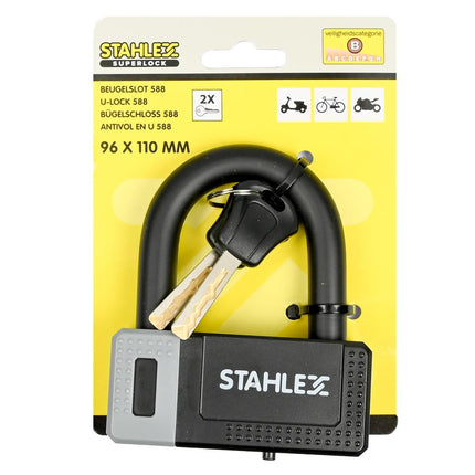 Stahlex Beugelslot 588 - 96 x 110 mm - 12 mm Staal - Compact