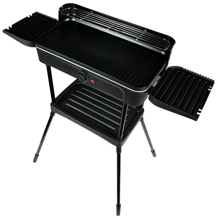 Benson Elektrische 2-in-1 BBQ & Tafelgrill - 2200W - 50x25 cm
