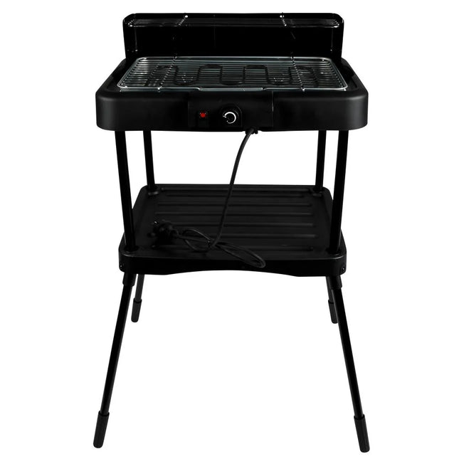 Benson Elektrische BBQ 2-in-1 - 2000W - Staand & Tafelmodel - Met Windscherm