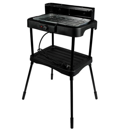 Benson Elektrische BBQ 2-in-1 - 2000W - Staand & Tafelmodel - Met Windscherm