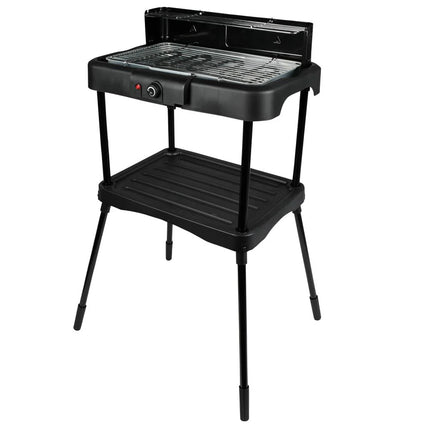 Benson Elektrische BBQ 2-in-1 - 2000W - Staand & Tafelmodel - Met Windscherm