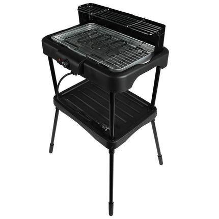Benson Elektrische 2-in-1 BBQ - Binnen & Buiten - 2000W - 39x23 cm