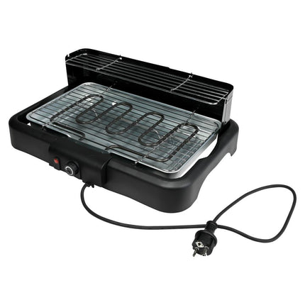Benson Elektrische 2-in-1 BBQ - Binnen & Buiten - 2000W - 39x23 cm