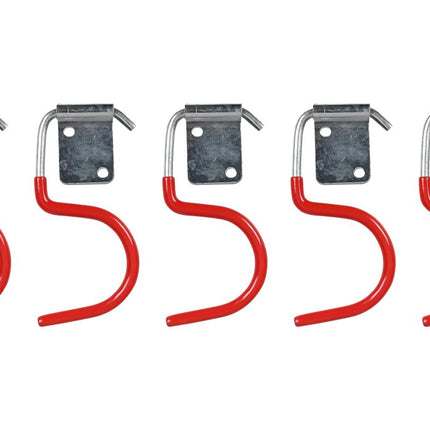 Benson S-Haken Set - 5 Stuks - 8,5 x 4,2 cm - Met Beschermende Coating