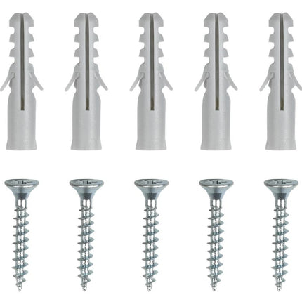 Benson S-Haken Set - 5 Stuks - 8,5 x 4,2 cm - Met Beschermende Coating