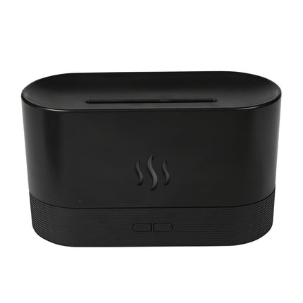 Benson LED Luchtbevochtiger met Flame Effect - 180 ml - USB-C - Zwart