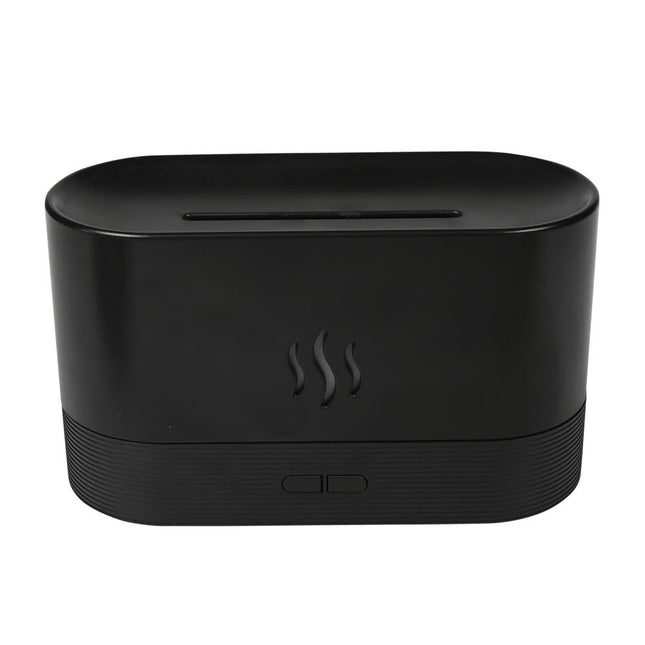 Benson LED Luchtbevochtiger met Flame Effect - 180 ml - USB-C - Zwart