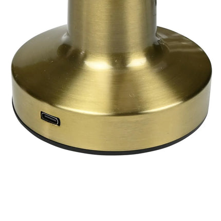 Benson Luxe LED Tafellamp – Goud – 3 Lichtmodi – Touch Bediening – USB-C Oplaadbaar