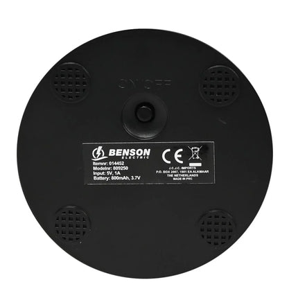 Benson Luxe LED Tafellamp – Zilver – 3 Lichtmodi – Touch Bediening – USB-C Oplaadbaar