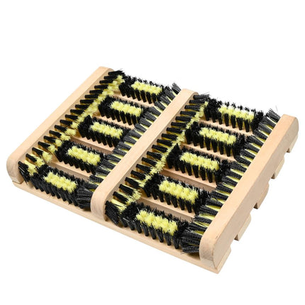 Benson Houten Schoenveger met Antislip - 36 x 26 cm - Polyester Borstelvezels