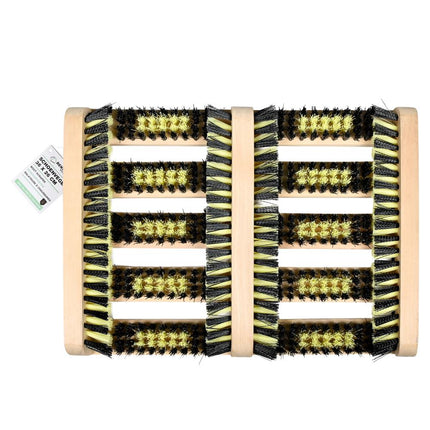 Benson Houten Schoenveger met Antislip - 36 x 26 cm - Polyester Borstelvezels