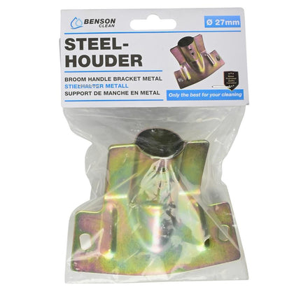Benson Stalen Steelhouder - Ø 27 mm - Wandmontage