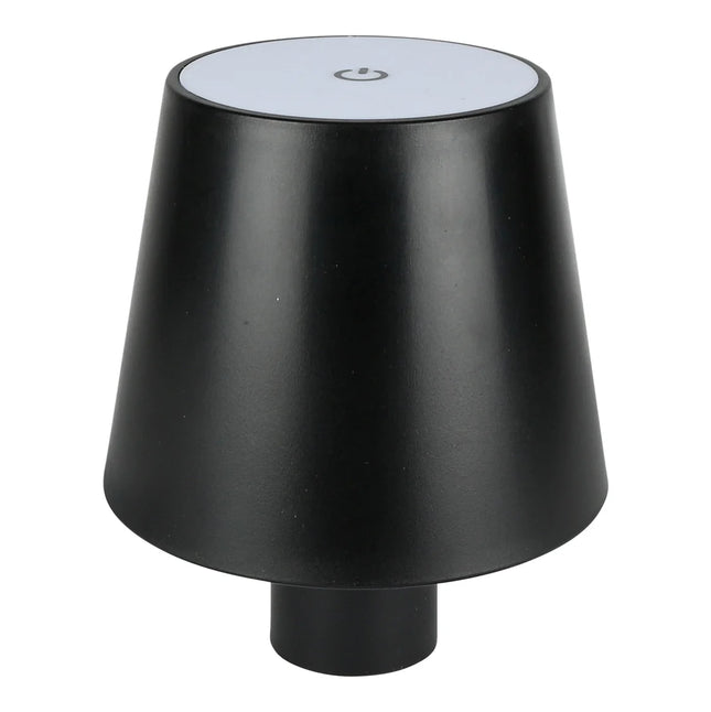 Benson Aanraakdimbare LED Flessenlamp – Zwart – Oplaadbaar