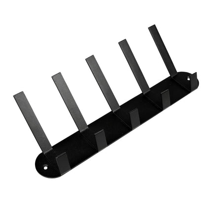 Benson Kapstok met 5 Dubbele Haken - Staal - Wandmodel - 30 cm