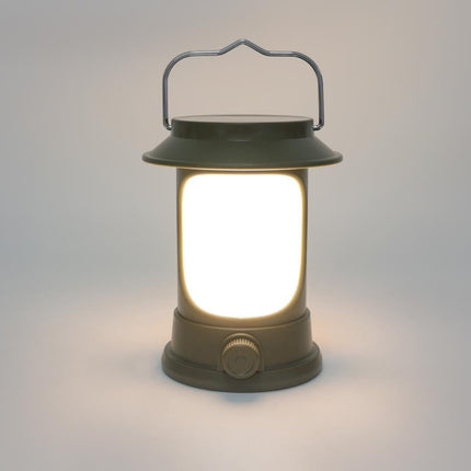 Benson Solar Campinglamp - 18 cm - Dimbaar - USB-C Oplaadbaar - IP44 Spatwaterdicht