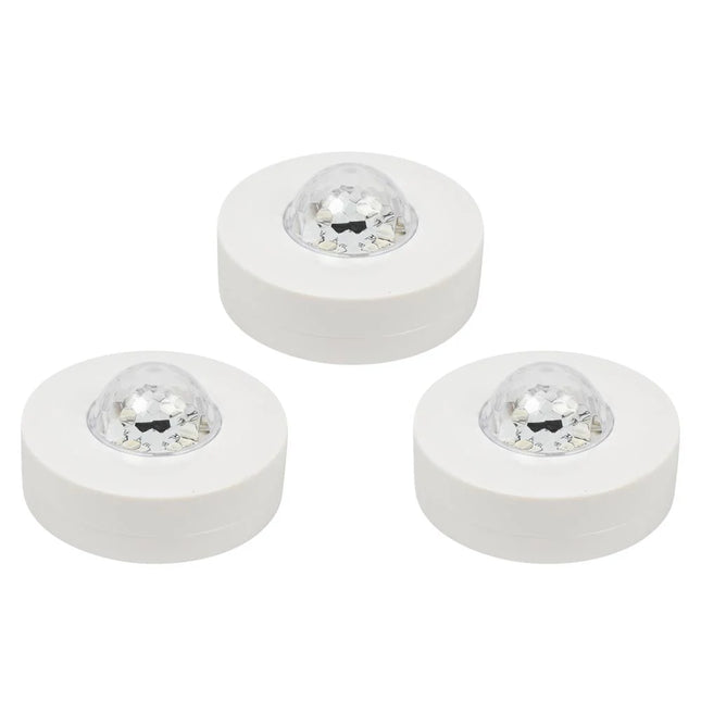 Benson LED Disco Party Licht – Set van 3 – RGB LED – Met Afstandsbediening