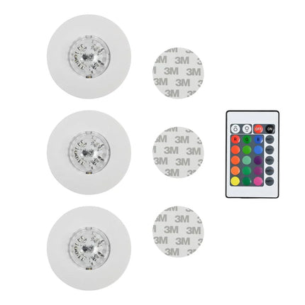 Benson LED Disco Party Licht – Set van 3 – RGB LED – Met Afstandsbediening