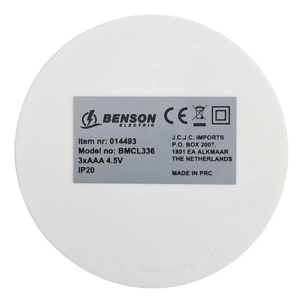 Benson LED Disco Party Licht – Set van 3 – RGB LED – Met Afstandsbediening