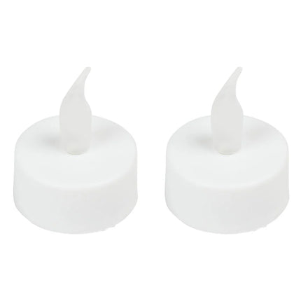 Benson LED Theelichtjes – Set van 2 – Realistisch Flame Effect – Inclusief Batterijen