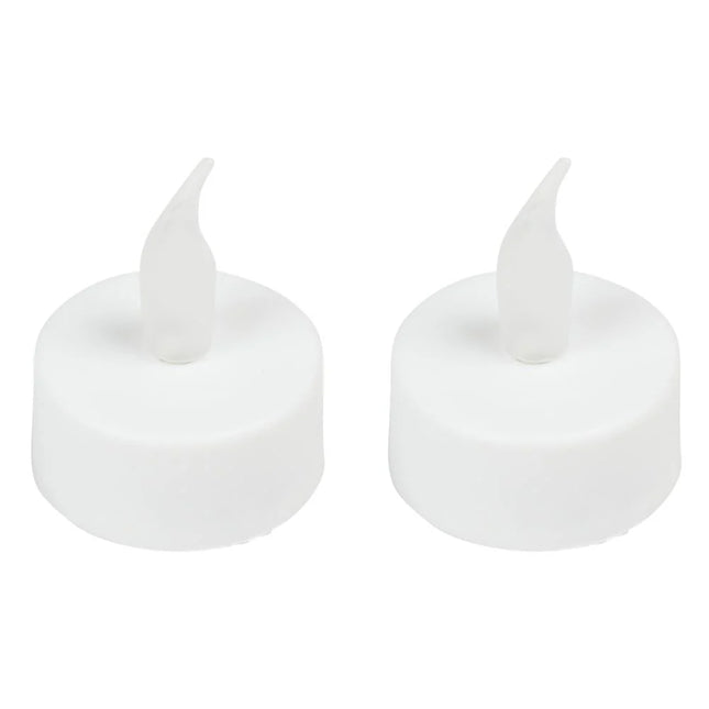 Benson LED Theelichtjes – Set van 2 – Realistisch Flame Effect – Inclusief Batterijen
