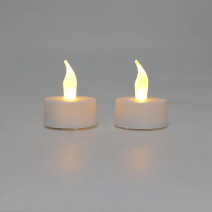 Benson LED Theelichtjes – Set van 2 – Realistisch Flame Effect – Inclusief Batterijen