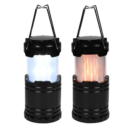 Benson Campinglamp 2-in-1 - Realistisch Vlammen-effect & Wit Licht - 150 Lumen
