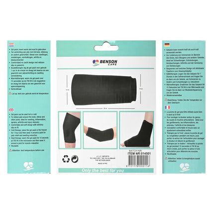 Benson Warm-Koud Gelpack voor Gewrichten – Knie & Elleboog – Herbruikbaar