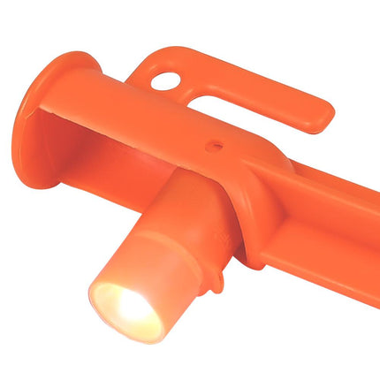 Benson Tentharingen met LED-verlichting - 4 stuks - Oranje - Inclusief Batterijen
