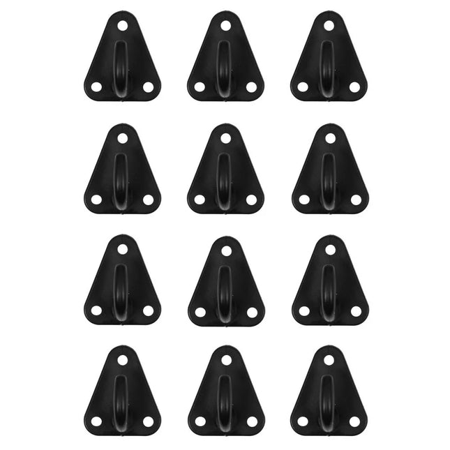 Benson Touwhaken Set - 12 Stuks - Kunststof - Inclusief Schroeven