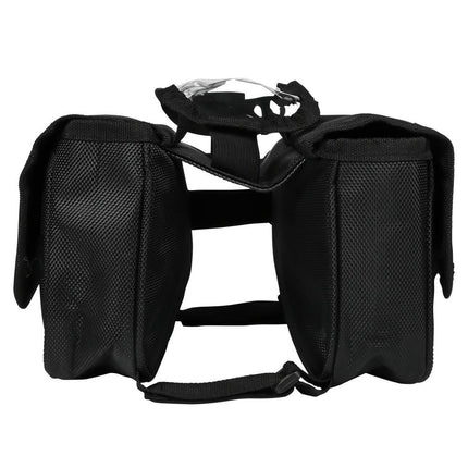 Lastpak Fiets Frametas - Met Telefoonvak - 19 x 13 x 16 cm - Reflecterend - Zwart