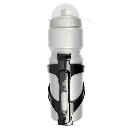 Benson Bidon met Houder - 750 ml - BPA-Vrij - Inclusief Montageset - Zwart