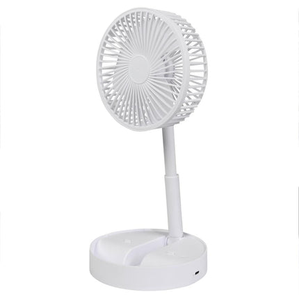 Benson Opvouwbare USB Ventilator - 3 Snelheden - Oplaadbaar - Wit