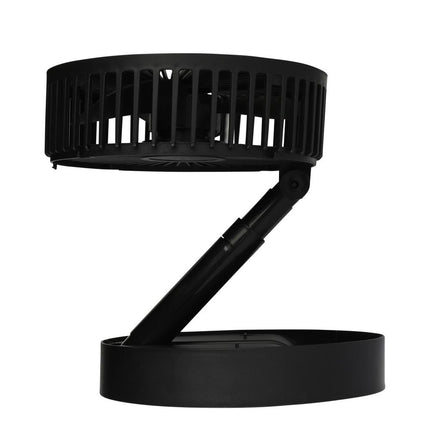 Benson Opvouwbare USB Ventilator - 3 Snelheden - Oplaadbaar - Zwart
