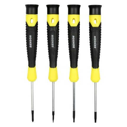 Benson Precisie Schroevendraaierset - 4-delig - Torx & Phillips