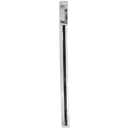 Benson Deur-Tochtstrip Borstel 100 cm - Aluminium Zilver - Inkortbaar