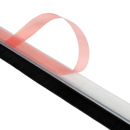 Benson Deur-Tochtstrip Borstel Transparant 100 cm - Zelfklevend - Inkortbaar
