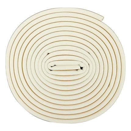 Benson Tochtstrip Rubber D-profiel Wit - 2 x 3 Meter - Zelfklevend