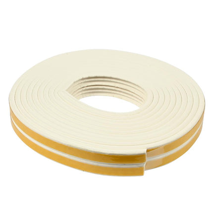 Benson Tochtstrip Rubber E-profiel Wit - 2 x 3 Meter - 6 Meter Totaal