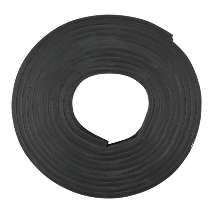 Benson Tochtstrip Rubber E-profiel Zwart - 2 x 3 Meter - 6 Meter Totaal