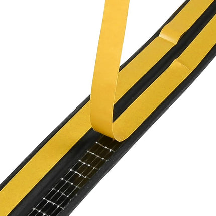 Benson Tochtstrip Rubber E-profiel Zwart - 2 x 3 Meter - 6 Meter Totaal