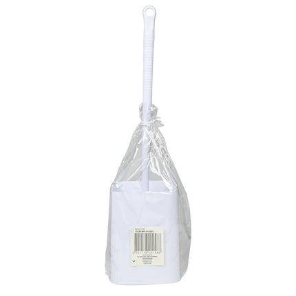 Benson Toiletborstel met Houder - Wit - Vierkant - 41 cm