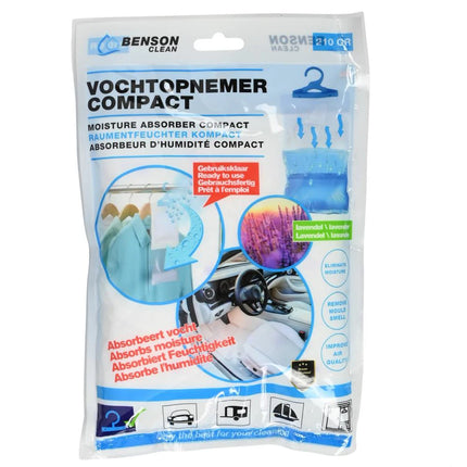 Benson Lavendel Vochtopnemer – 210 gram – Compact – Tegen Condens & Muffe Geuren