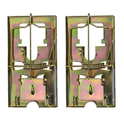 Benson Metalen Muizenvallen - Set van 2 - 11,5 x 6,1 cm - Ongediertebestrijding