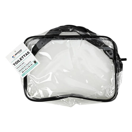 Benson Transparante Toilettas - Handbagage - 20x8x12 cm